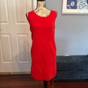 Banana Republic Vibrant Red Midi Dress